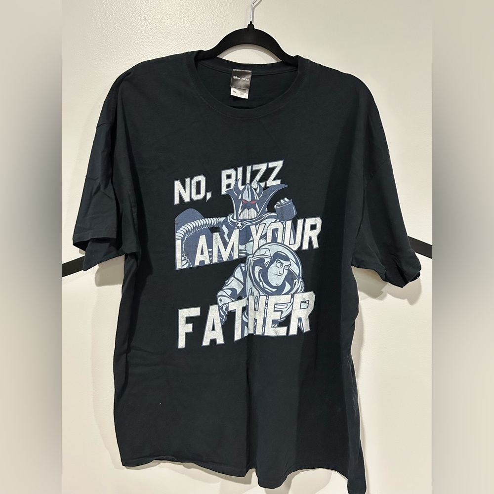 2XL Disney Toy Story Star Wars father black shirt